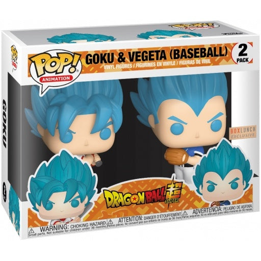 Dragon Ball Super (DBS) - Goku & Vegeta playing Baseball - (DAMAGED BOX w Protector)