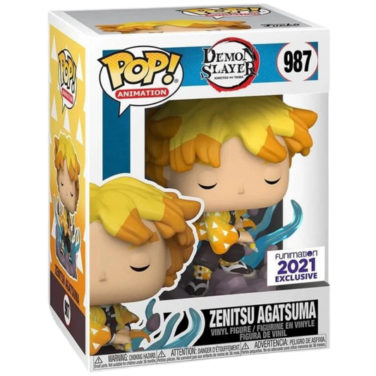 Funko POP! Zenitsu Agatsuma Demon Slayer #987 (2021 Funimation Exclusive)