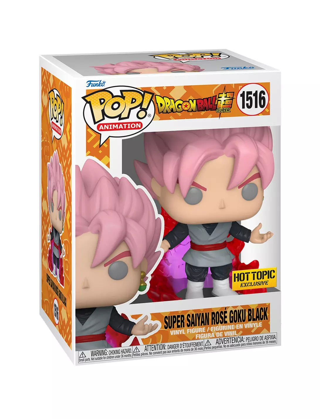 Funko Dragon Ball Super Pop! Animation Super Saiyan Rose Goku Black Vinyl Figure Hot Topic Exclusive