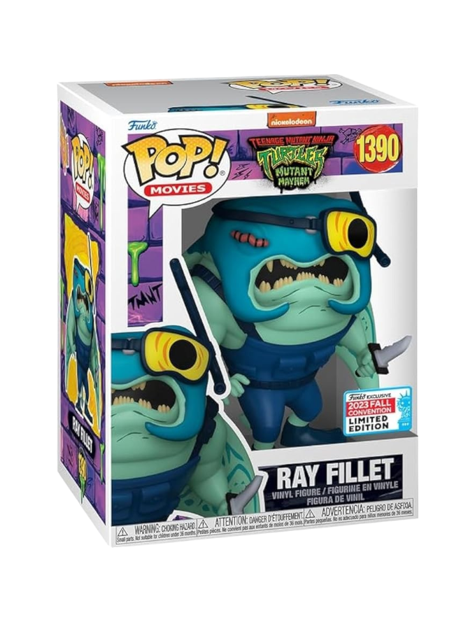 Pop! Movies: TMNT Teenage Mutant Ninja Turtles Mutant Mayhem - Ray Fillet (NYCC 2023 Shared Exclusive)