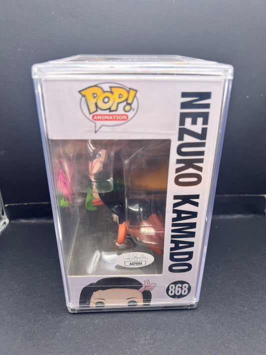 Demon Slayer - Nezuko Kamado - Signed POP! EVA: Abby Trott
