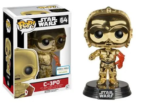 Funko Pop! Vinyl: Star Wars - C-3PO - (Chrome) - Barnes and Noble (Exclusive) #64