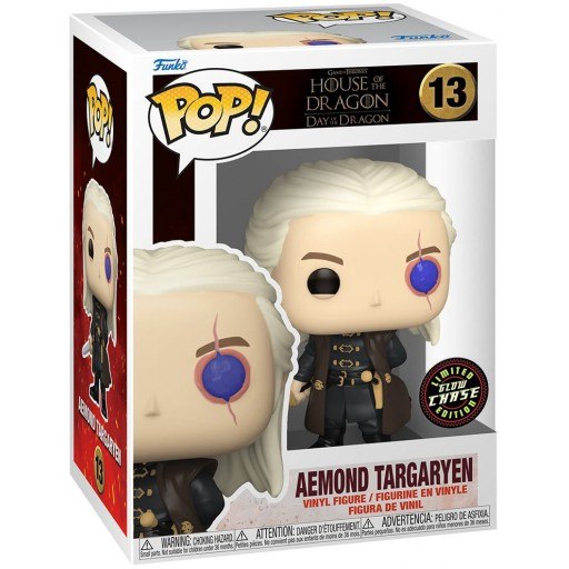 Funko POP Aemond Targaryen (Chase & Glow in the Dark) (House of the Dragon : Day of the Dragon (Game of Thrones))