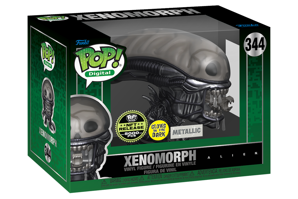 Alien: Funko Series 1 Digital Pop - Xenomorph (Metallic, Glow in the Dark)