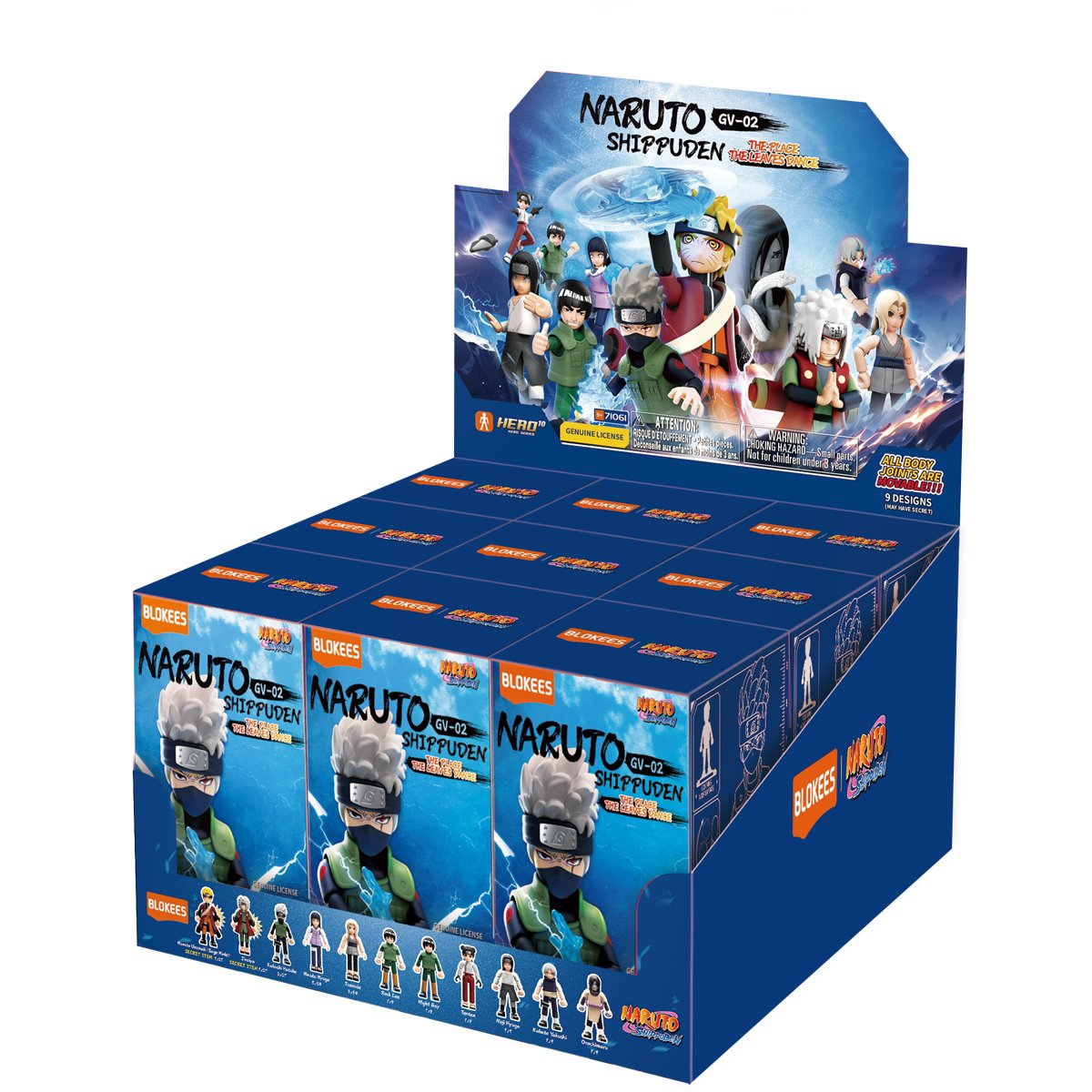 Blind Box Naruto Galaxy Version 02 The Place the Leaves Dance Blokees Mini Model Kit