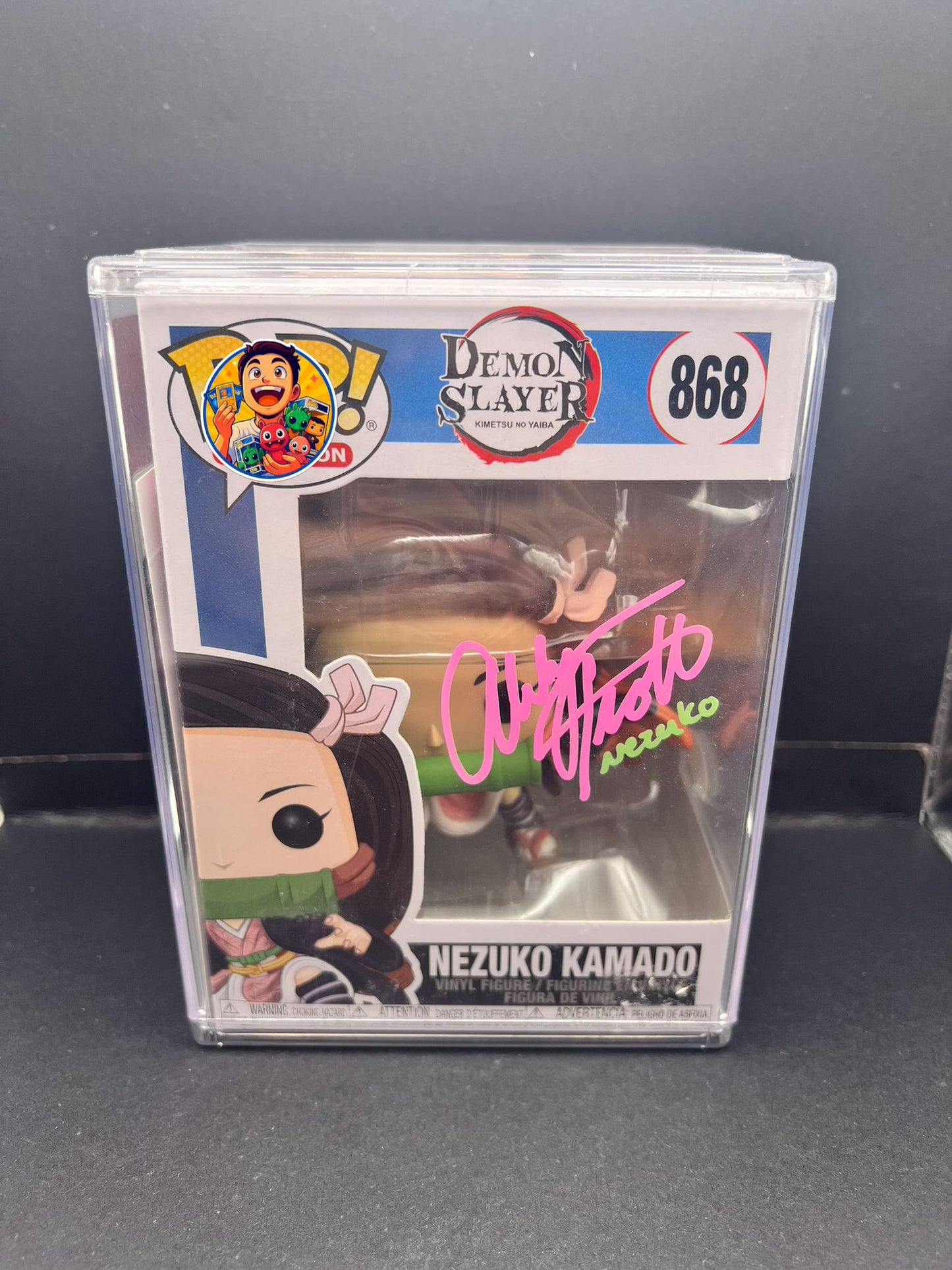 Demon Slayer - Nezuko Kamado - Signed POP! EVA: Abby Trott