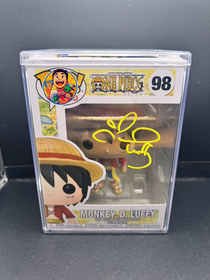 One Piece - Monkey D. Luffy - Signed POP! EVA: Colleen Clinkenbeard
