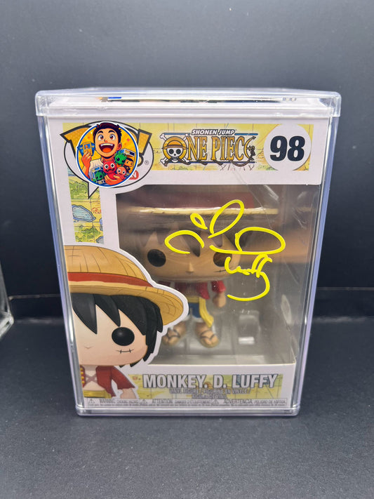 One Piece - Monkey D. Luffy - Signed POP! EVA: Colleen Clinkenbeard