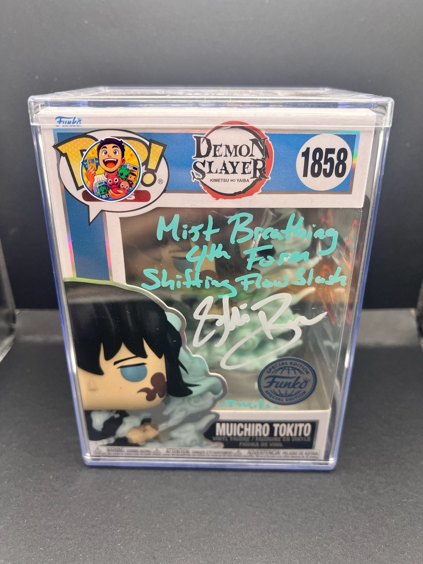 Demon Slayer - Muichiro Tokito - Signed POP! EVA: Griffin Burns