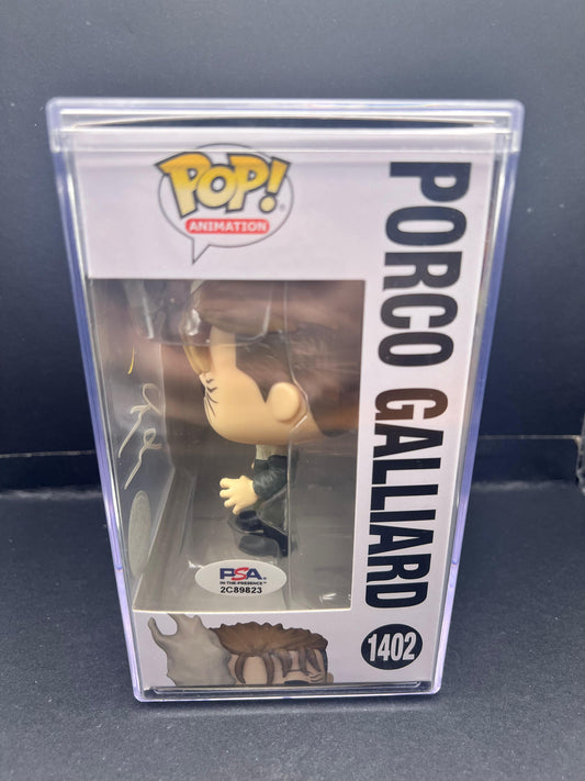 Attack on Titan - Porco Galliard - Signed POP! EVA: Kellen Goff