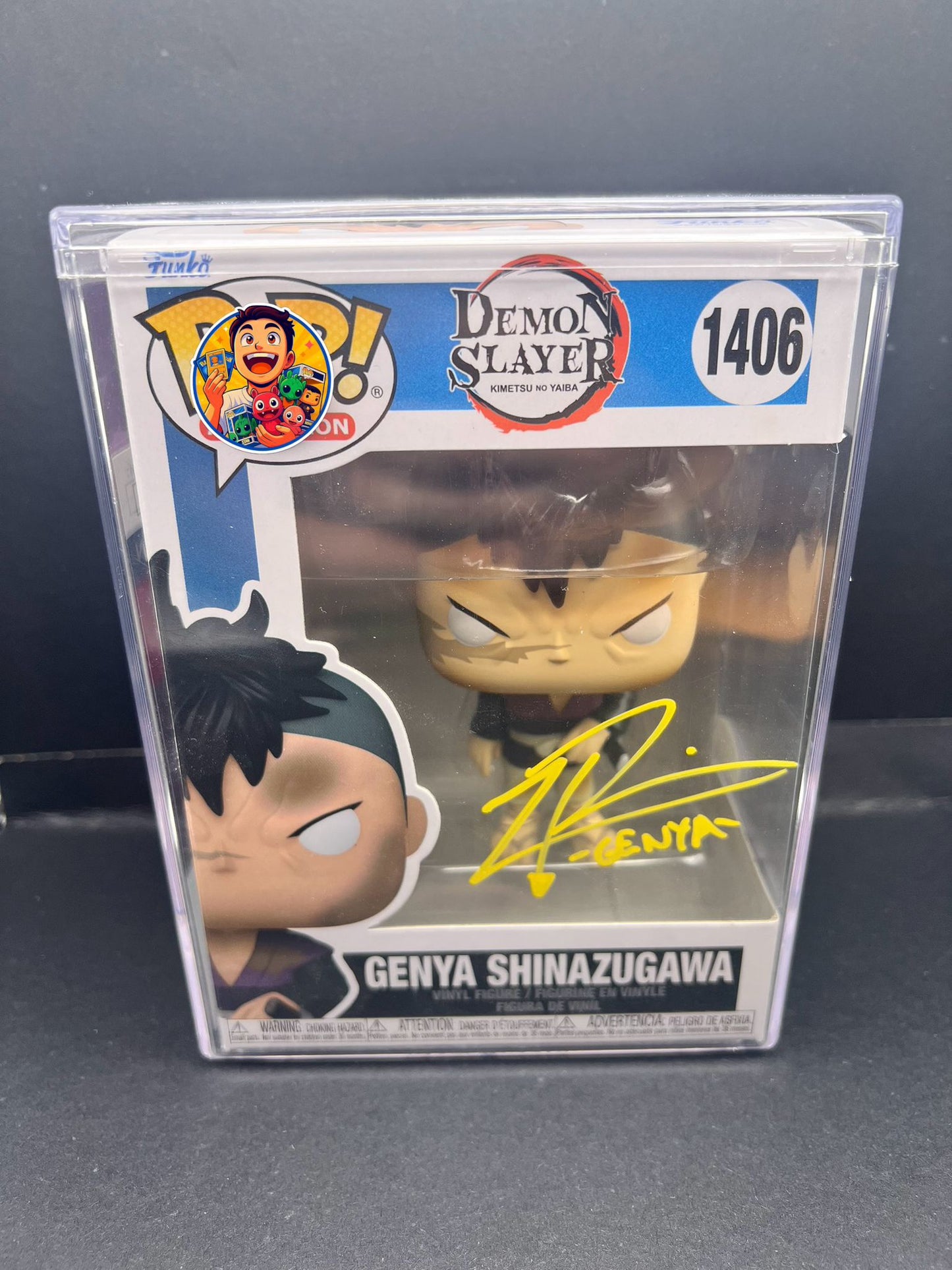 Demon Slayer - Genya Shinazugawa - Signed POP! EVA: Zeno Robinson