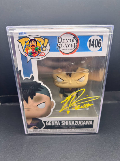 Demon Slayer - Genya Shinazugawa - Signed POP! EVA: Zeno Robinson