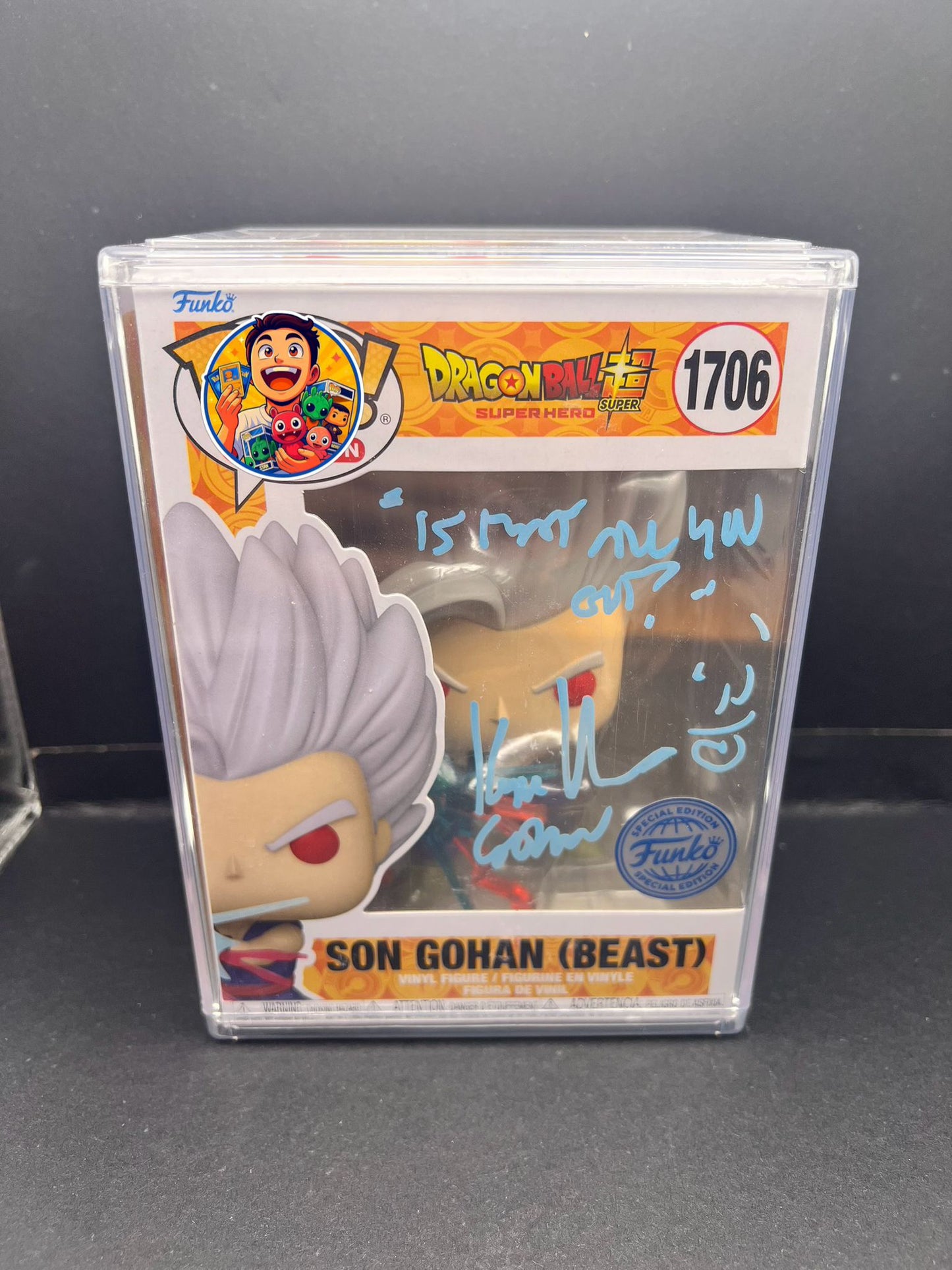 Dragon Ball Z / Super - Son Gohan Beast - Signed POP! EVA: Kyle Hebert