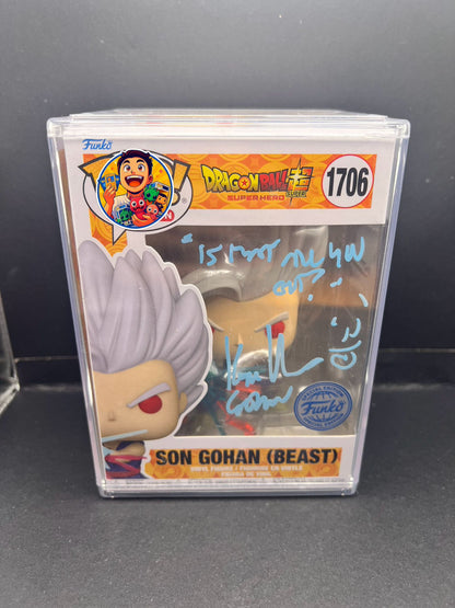 Dragon Ball Z / Super - Son Gohan Beast - Signed POP! EVA: Kyle Hebert