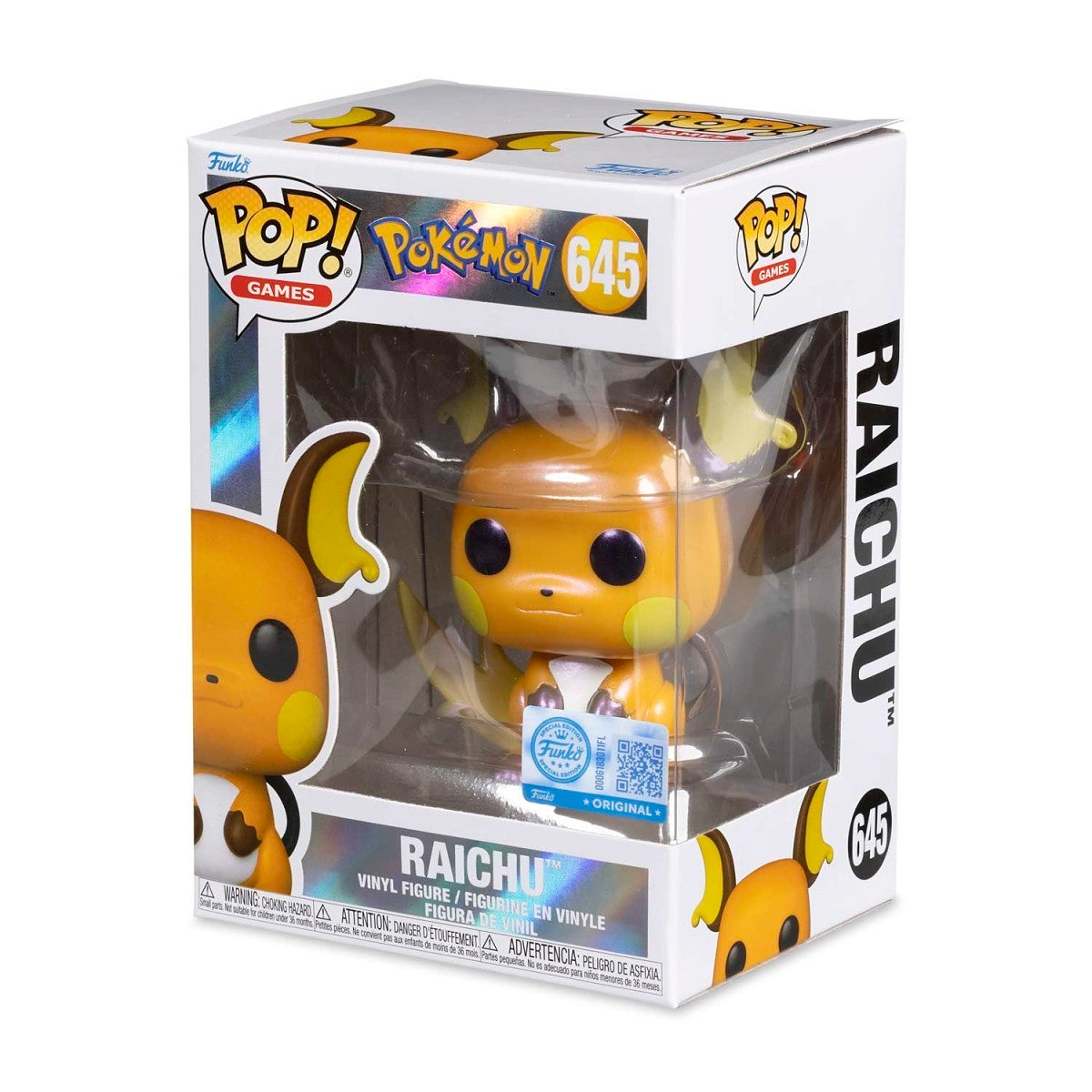 Raichu Pearlescent Pop! Vinyl Figure by Funko
