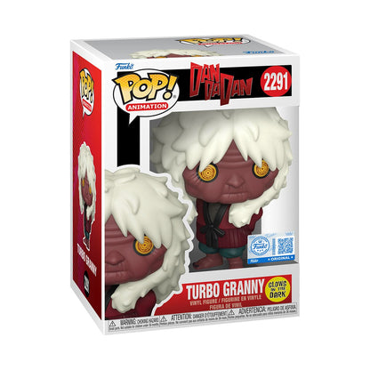 Dandadan Turbo Granny Glow-in-the-Dark Funko Pop! Vinyl Figure #2291 - Entertainment Earth Exclusive !