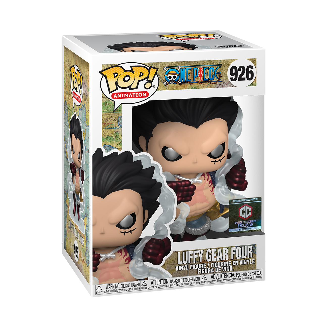 ONE PIECE Pop! Luffy Gear Four (Metallic) (Special Edition Sticker)