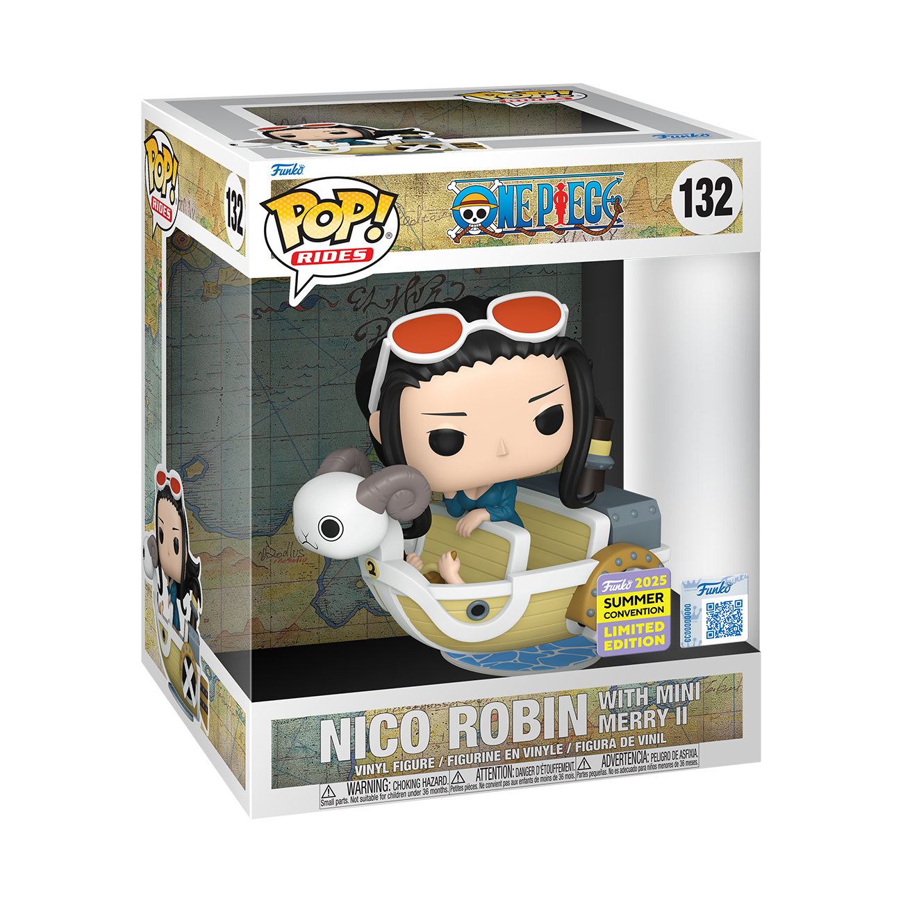 ONE PIECE Pop! Rides Deluxe Nico Robin with Mini Merry II