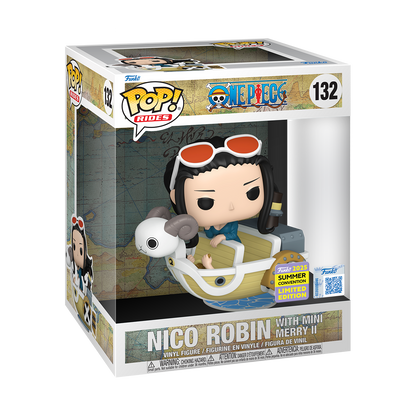 ONE PIECE Pop! Rides Deluxe Nico Robin with Mini Merry II