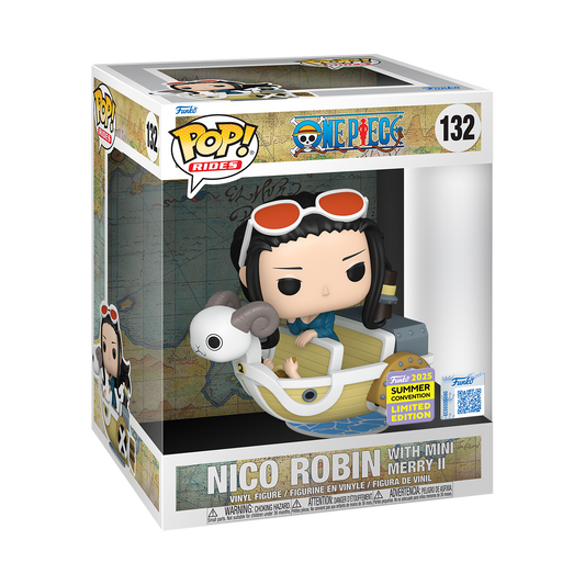 ONE PIECE Pop! Rides Deluxe Nico Robin with Mini Merry II