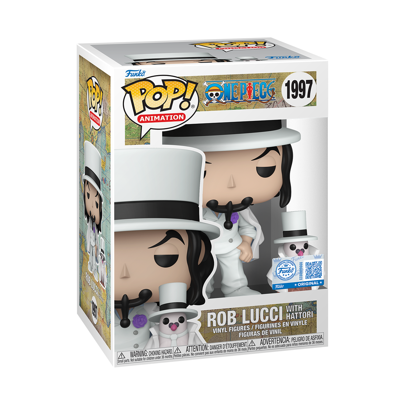 ONE PIECE Pop! Rob Lucci w/ Hattori (Toy Temple Exclusive)