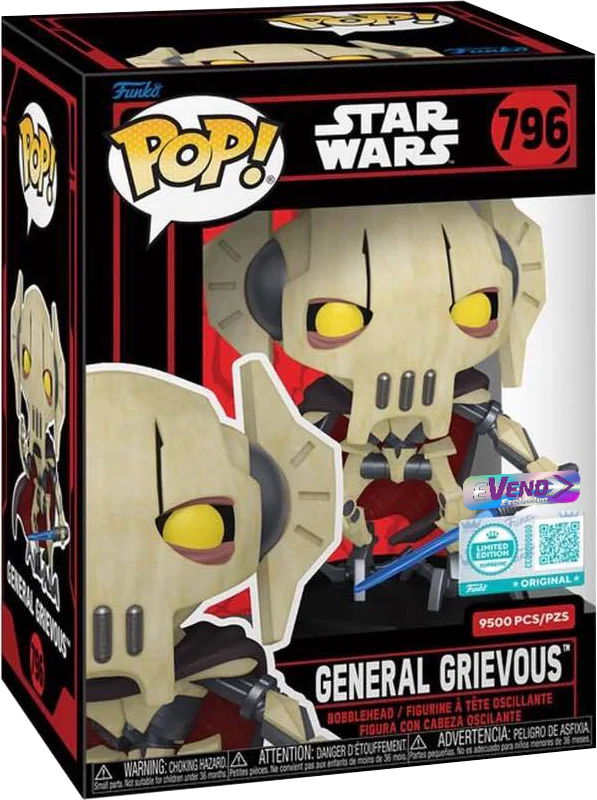 Funko POP! Star Wars - General Grievous #796 LE 9500 eVend Exclusive