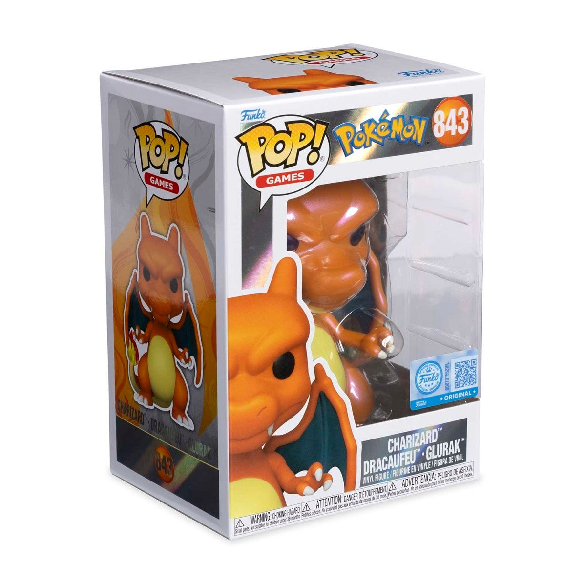 Charizard Pearlescent Pop! Vinyl Figure by Funko (POKEMON CENTER EXCLUSIVE)