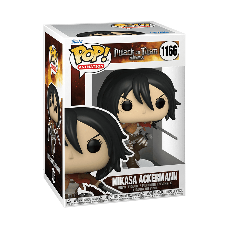 ATTACK ON TITAN ! Mikasa Ackermann Funko Pop!