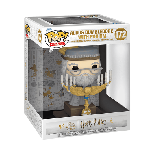 Harry Potter Pop! Deluxe Albus Dumbledore with Podium