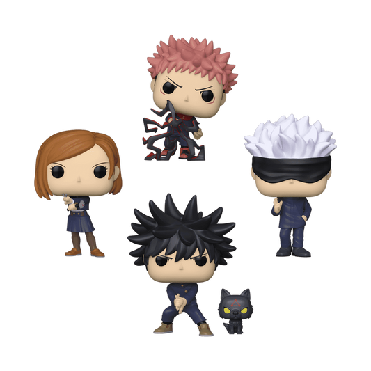 Jujutsu Kaisen Pop! Jujutsu Kaisen 4-Pack Gamestop Sticker