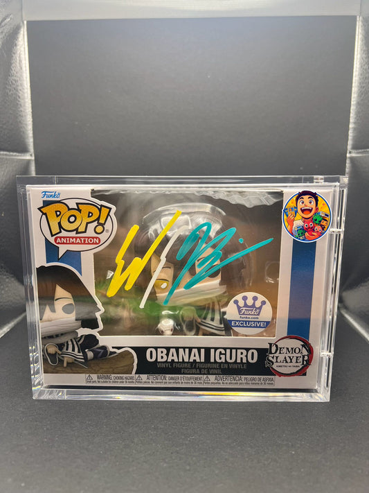 Demon Slayer - Obanai Iguro - Signed POP! EVA: Erik Scott Kimerer