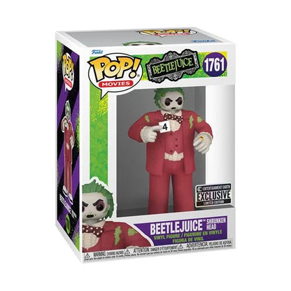 Beetlejuice Shrunken Head Funko Pop! Vinyl Figure #1761 - Entertainment Earth Exclusive