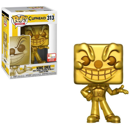 Funko Cuphead POP! Games King Dice Exclusive Vinyl Figure #313 [Gold, Limited Edition]